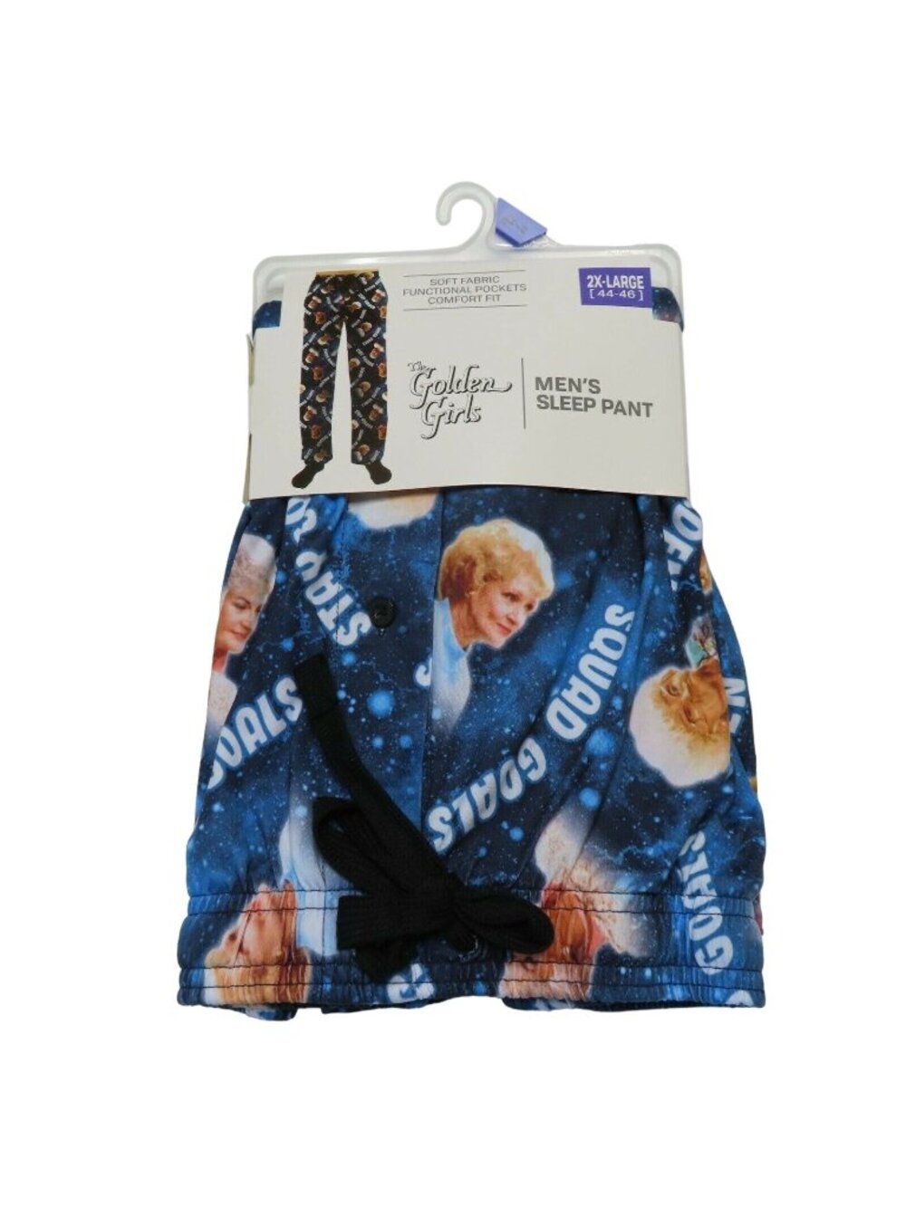 Stay Golden Girls Mens 2XL 44-46 Outer Space Galaxy Pajama Pants PJs NEW